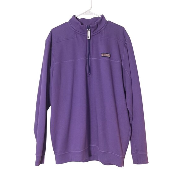 Vineyard Vines Other - Vineyard Vines Men's Purple 1/4 Zip Sweatshirt  by Shep & Ian Size Large